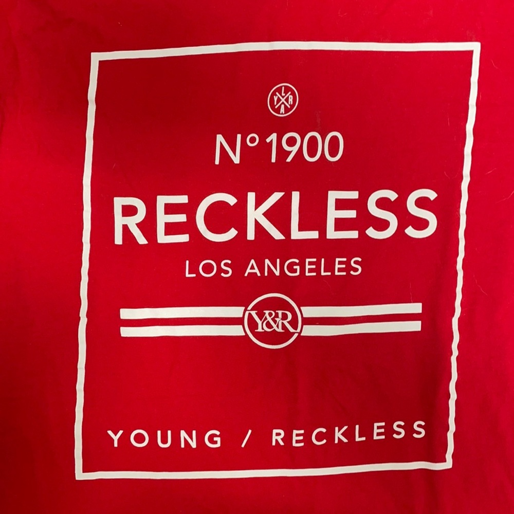 YR Young / Reckless Los Angeles Shirt Size XL